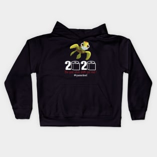 Turtle 2020 The year when shit got real Kids Hoodie